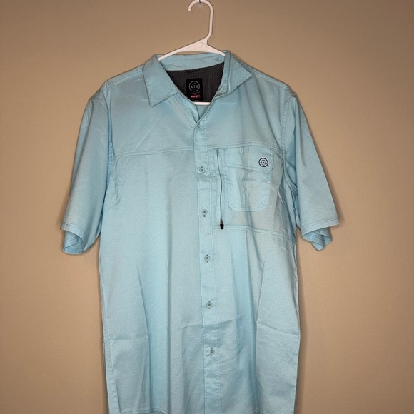 Wrangler Other - Light Blue Short Sleeve Shirt